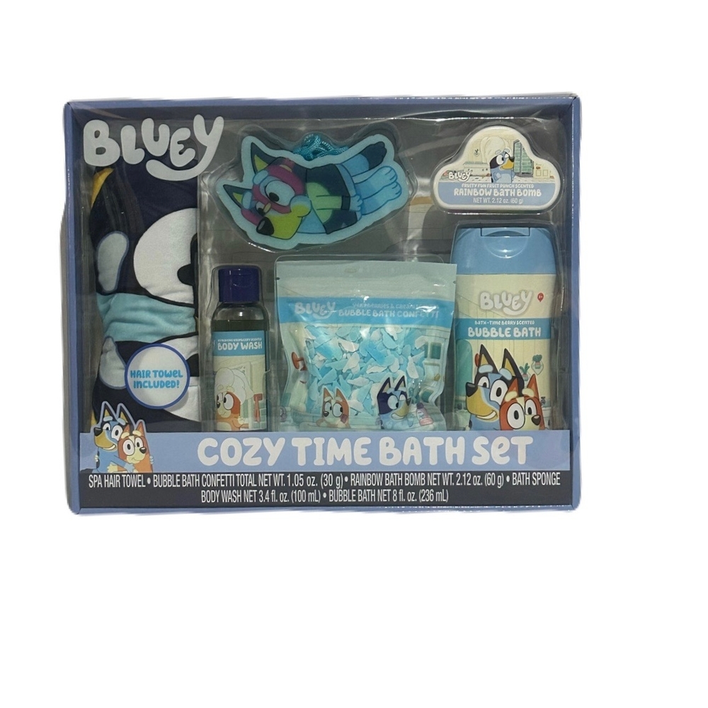 Bluey Cozy Time Bath Set
